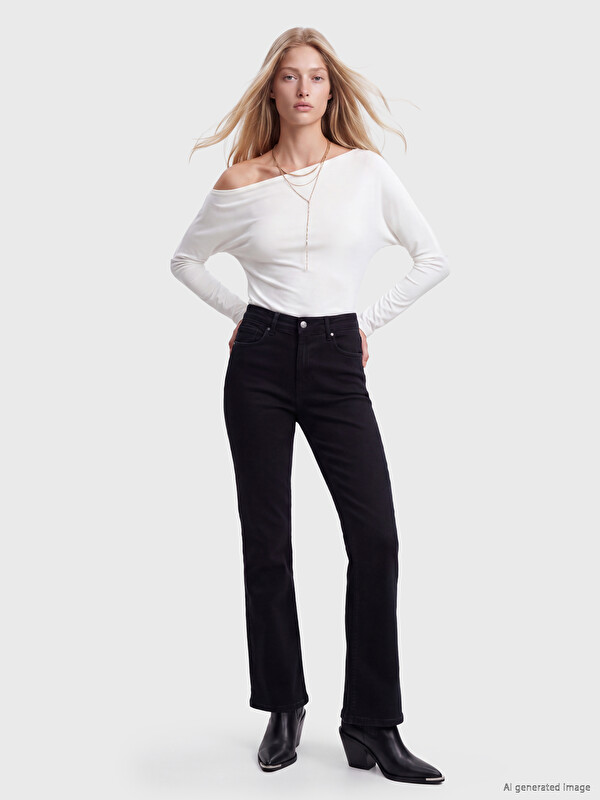 LCW Jeans Женские расклешённые джинсы