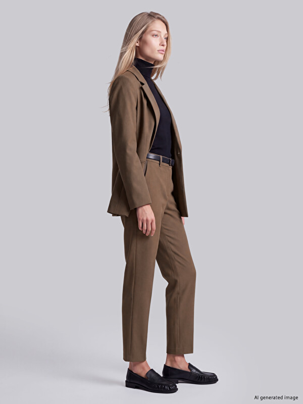 LCW Vision Slim Fit Women's Fabric Trousers