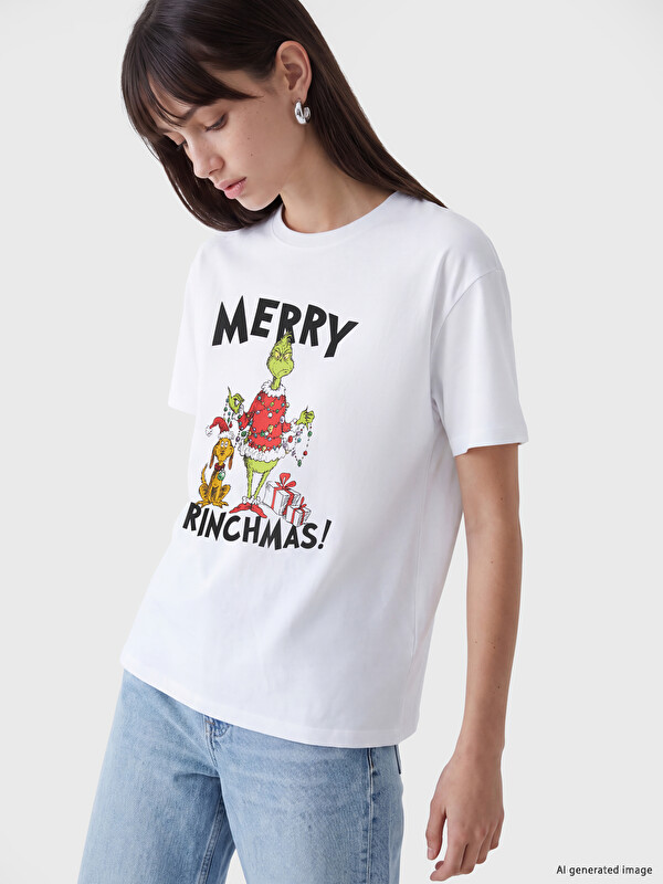 XSIDE Женская футболка с принтом Grinch