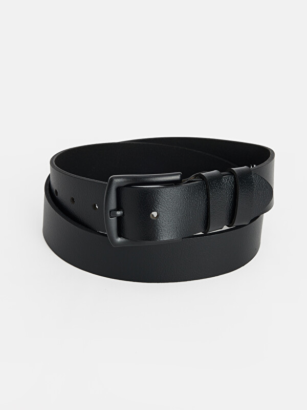 LCW ACCESSORIES Faux Leather Men's Belt