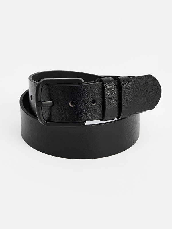 LCW ACCESSORIES Leather-Look Men's Belt