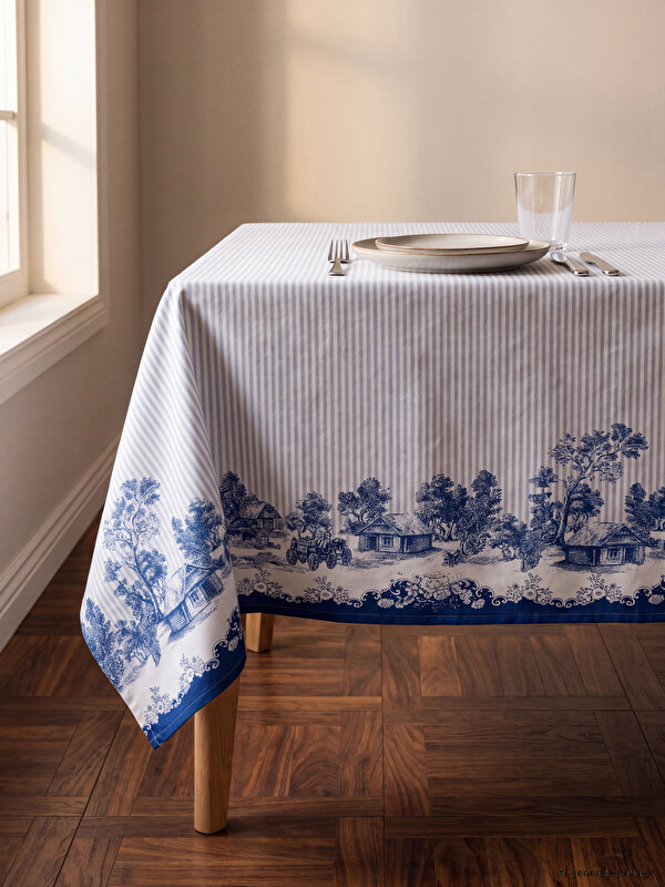 LCW HOME Landscape Patterned Tablecloth 150x200 cm