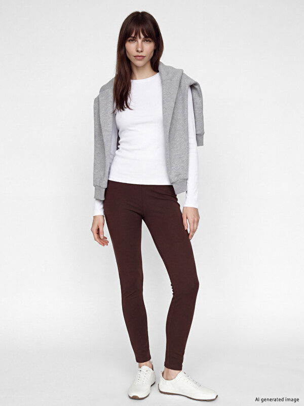 LCW Vision Elastic Waist Women's Leggings