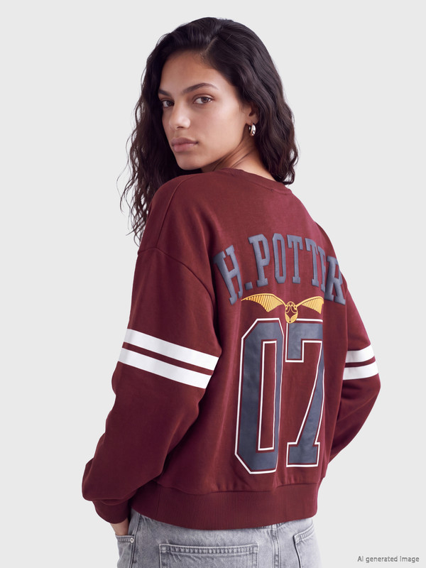 XSIDE Harry Potter Printed Oversize Women's Sweatshirt