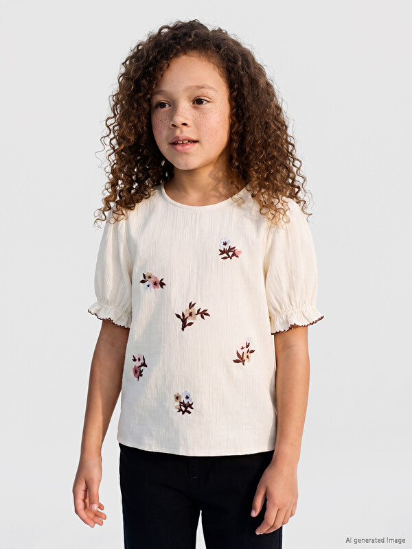 LCW Kids Floral Girls' Shirt