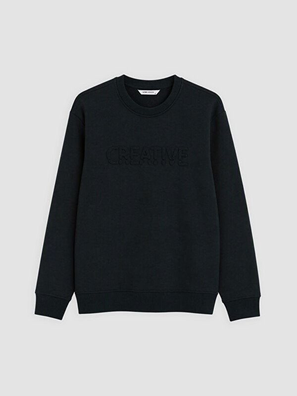 LCW Vision Crew Neck Thick Men's Sweatshirt
