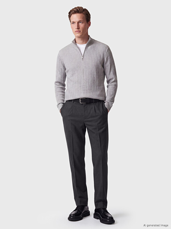 SOUTHBLUE Regular Fit Men's Pleated Trousers