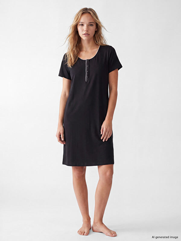 LCW DREAM Crew Neck Women's Nightdress