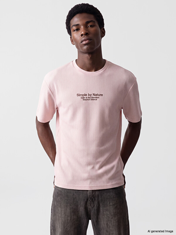XSIDE Crew Neck Printed Men's T-Shirt