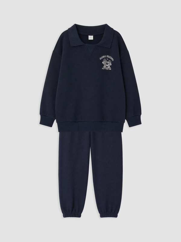 LC WAIKIKI Polo Yaka Baskılı Erkek Çocuk Takım