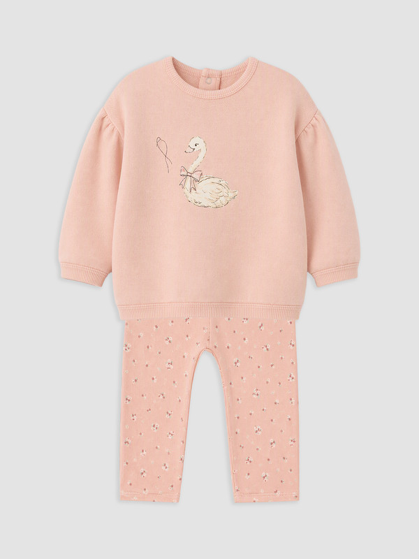 LCW baby Printed Baby Girls' Set