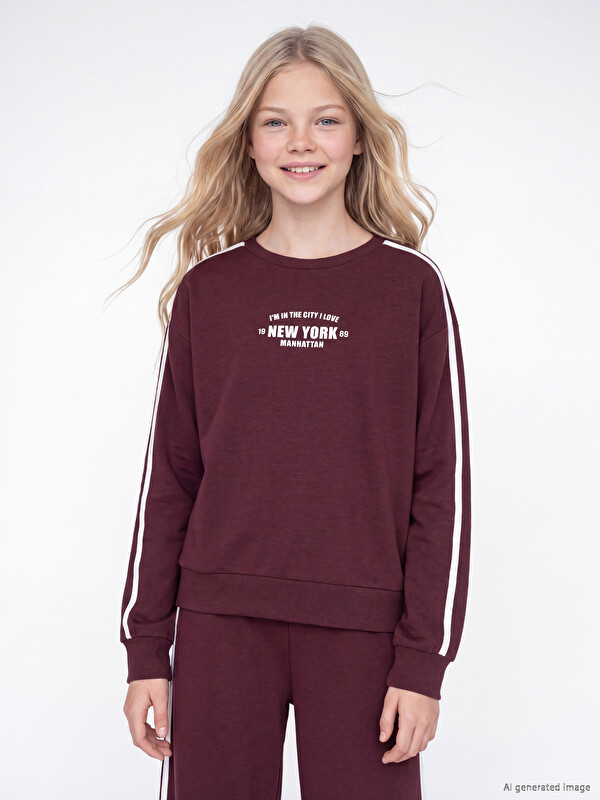 LCW Kids New York Printed Girls' Set