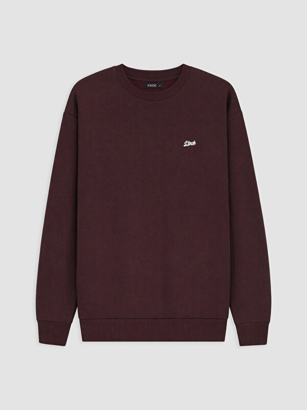 XSIDE Mashkull Ngjyre Kumbull Sweatshirt