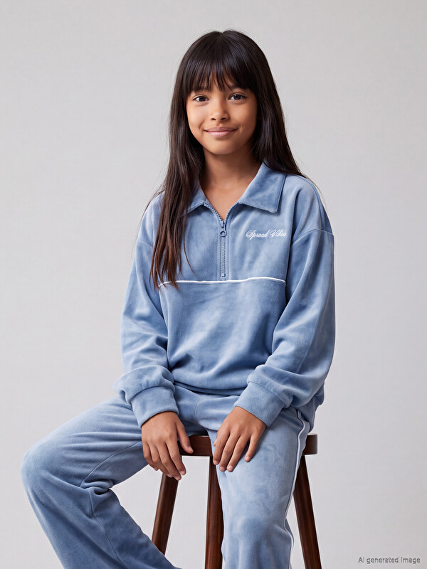 LCW Kids Set de trening Albastru Fată