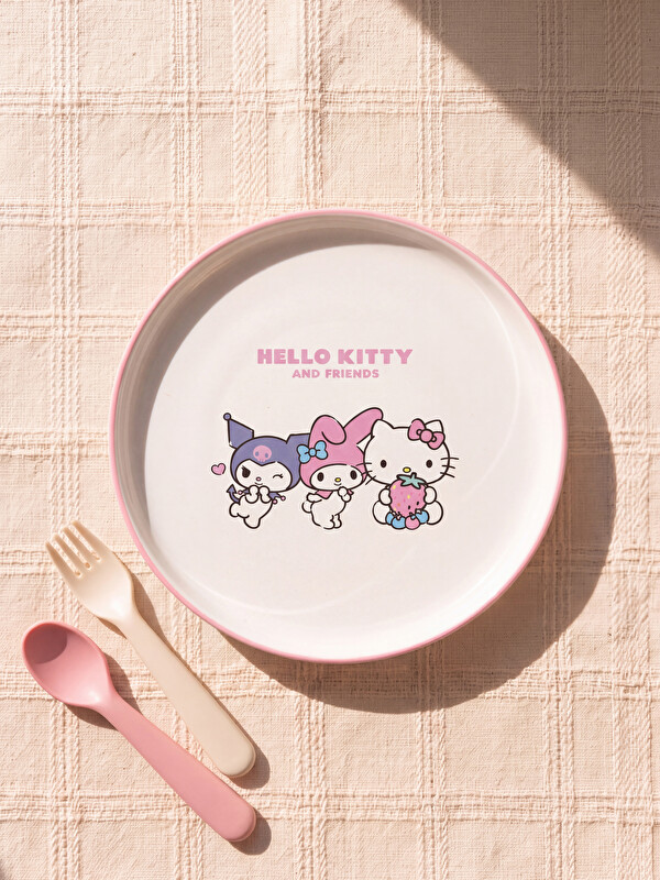 LCW HOME Керамична чиния за торта с принт Hello Kitty