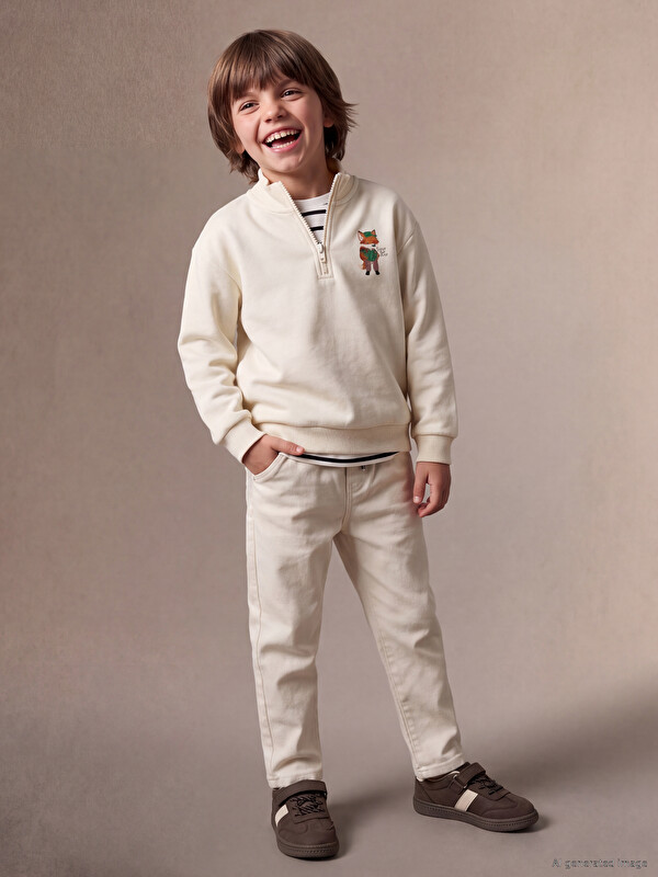 LCW Kids Regular Fit Boys' Gabardine Trousers