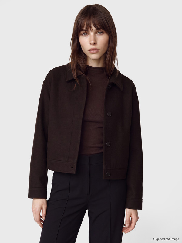 LCW Vision Shirt Collar Women's Cachet Jacket