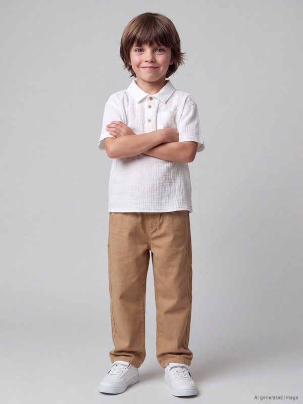 LCW Kids Boys' Gabardine Cargo Trousers