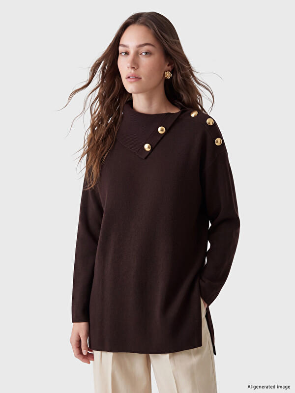 LCW Modest Turtleneck Women's Knitwear Sweater