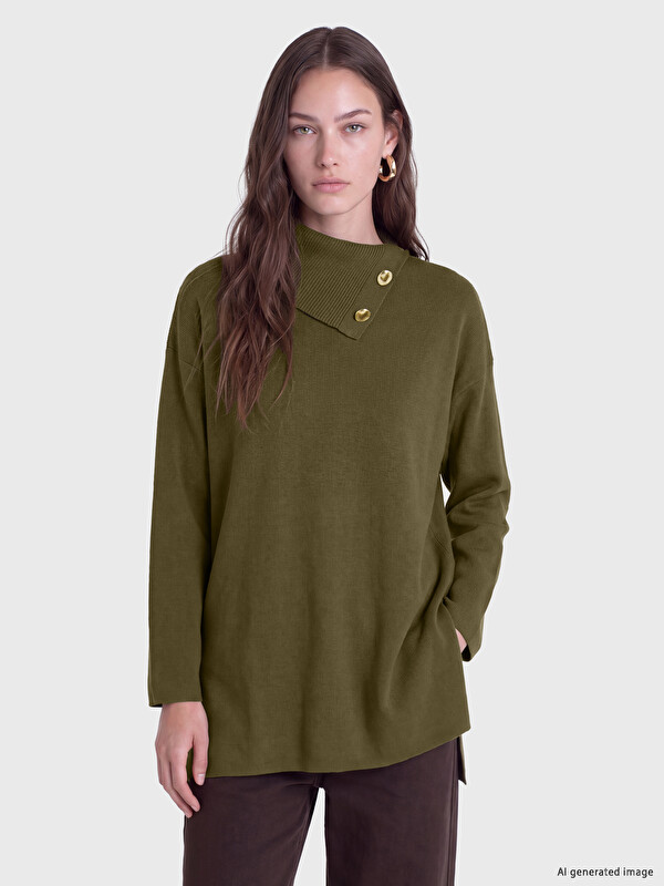 LCW Modest Turtleneck Women's Knitwear Sweater