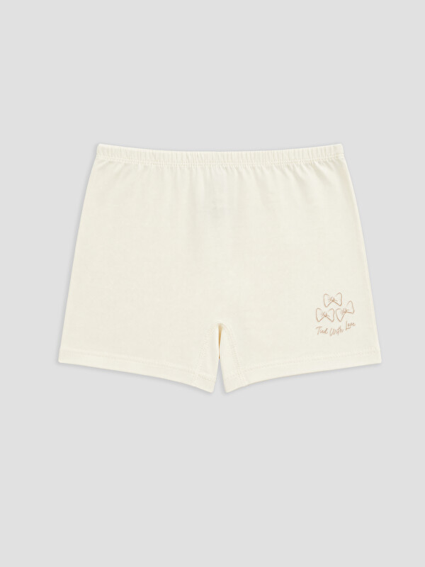 LCW Kids Fiyonk Baskılı Kız Çocuk Boxer