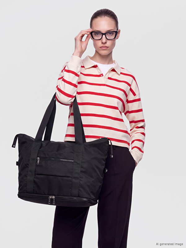 LCW ACCESSORIES Zippered Women's Shoulder Bag