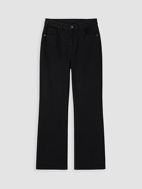 LCW Jeans Yüksek Bel Flare Kadın Jean Pantolon
