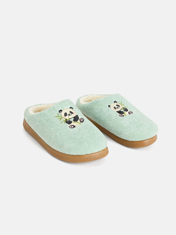 LCW STEPS Woman Green Home Slippers