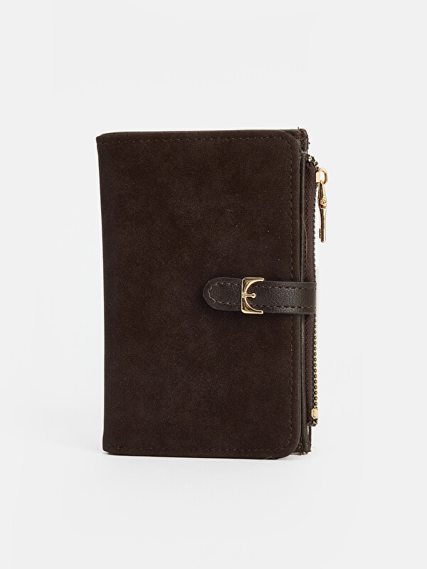 LCW ACCESSORIES Suede Look Women's Wallet