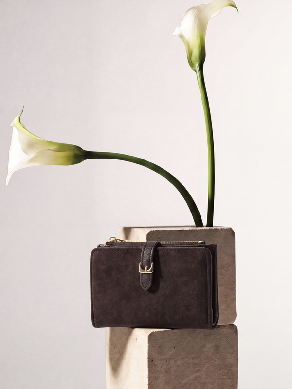LCW ACCESSORIES Suede Look Women's Wallet