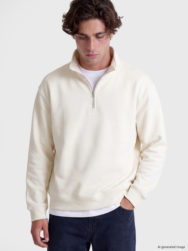 LCW Vision Man Beige Sweatshirt