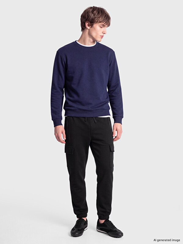 XSIDE Tuta sportive jogger me përshtatje të rregullt për burra