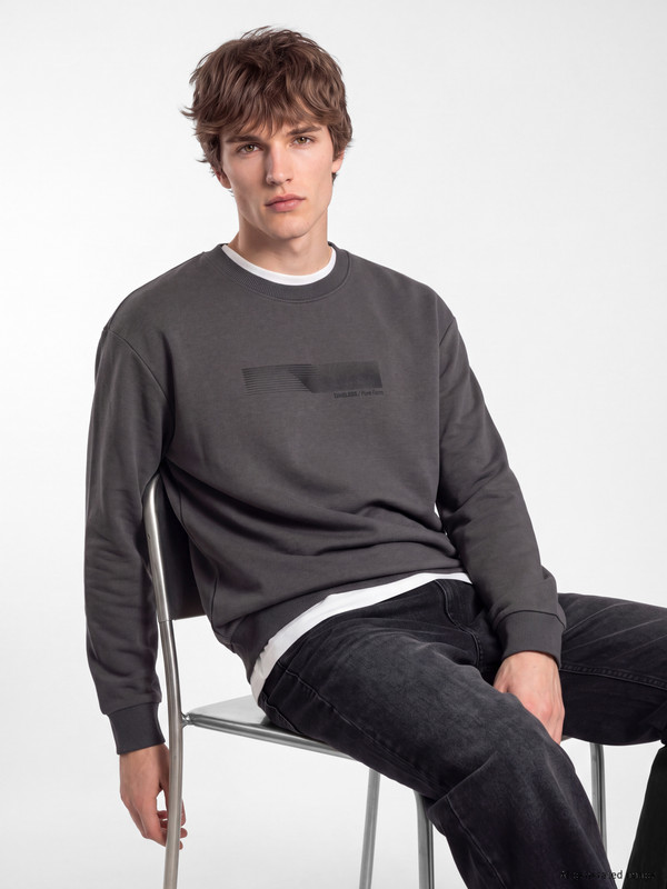 XSIDE Printed Men's Thick Sweatshirt