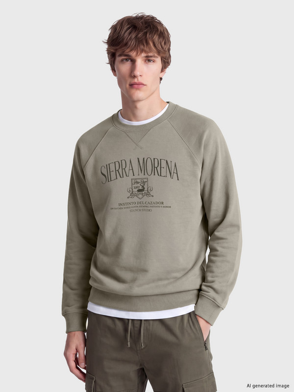 XSIDE Crew Neck Men's Thick Sweatshirt