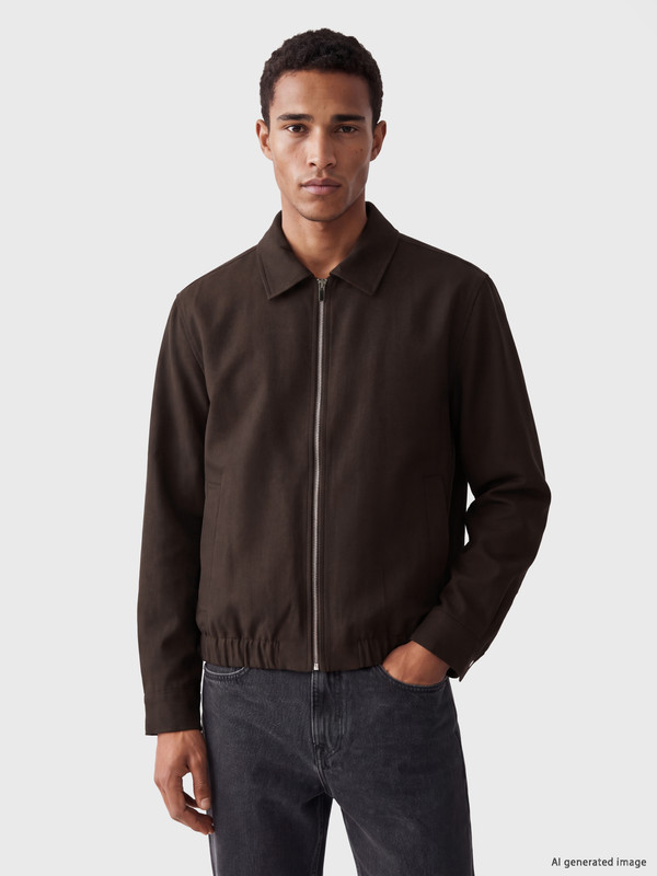 LCW Vision Regular Fit Collared Neck Men's Jacket