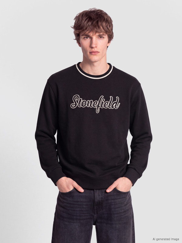 XSIDE Embroidered Men's Thick Sweatshirt