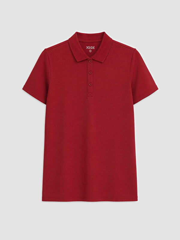 XSIDE Polo Yaka Pike Kadın Tişört