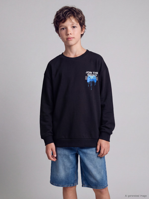 LCW Kids Bluzë e stampuar për djem