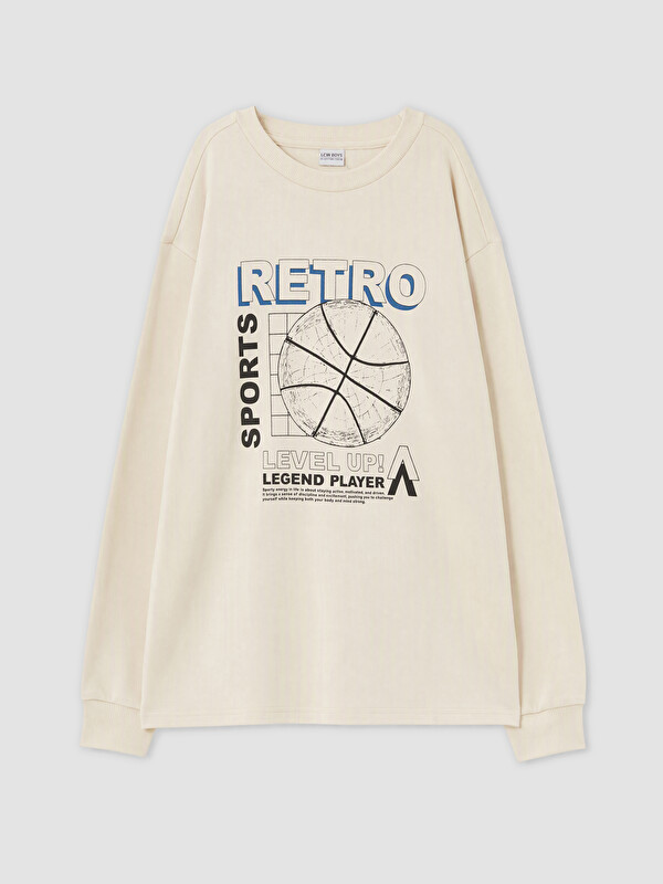 LCW Kids Boy Beige T-Shirt