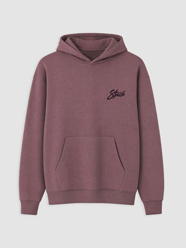 XSIDE Nakışlı Erkek Hoodie