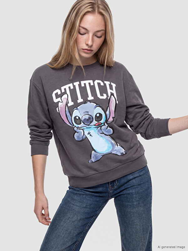 XSIDE Woman Anthracite Sweatshirt