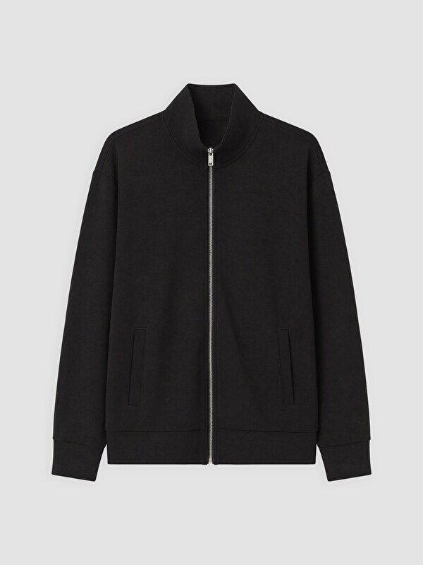 LCW Vision Mock Neck Men's Zip-Up Sweatshirt