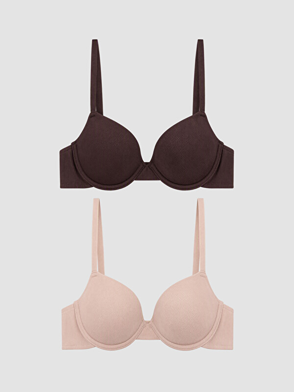 LCW DREAM Wired Non Padded T-Shirt Bra 2 Pack