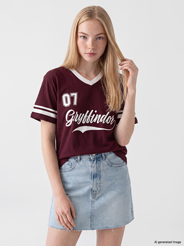 XSIDE Harry Potter Printed Oversize Women's T-Shirt