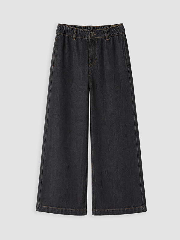 LC WAIKIKI Wide Leg Fit Kız Çocuk Jean Pantolon