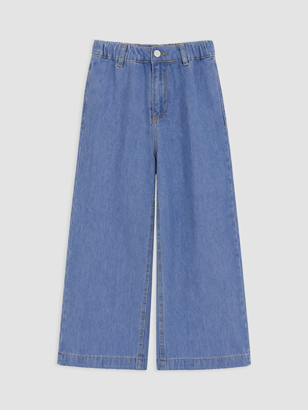 LC WAIKIKI Wideleg Kız Çocuk Jean Pantolon