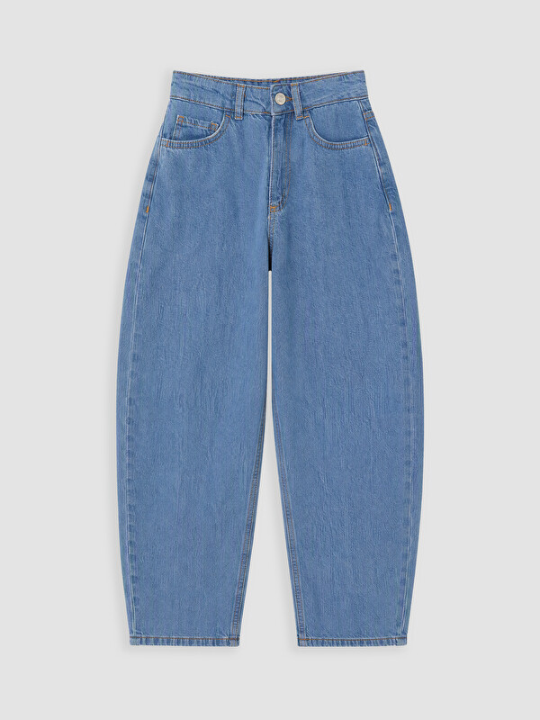 LC WAIKIKI Barrel Fit Kız Çocuk Jean Pantolon