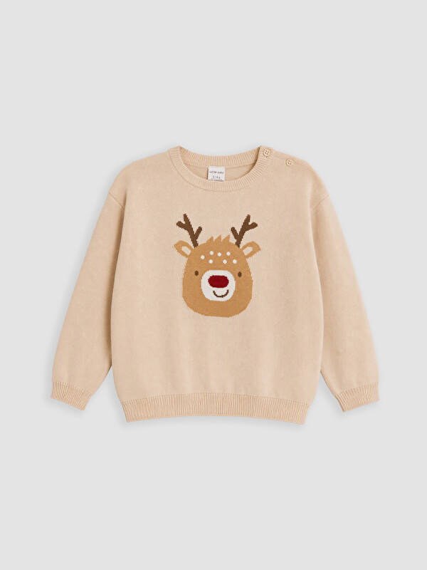 LC WAIKIKI Baby Boy Beige Sweater