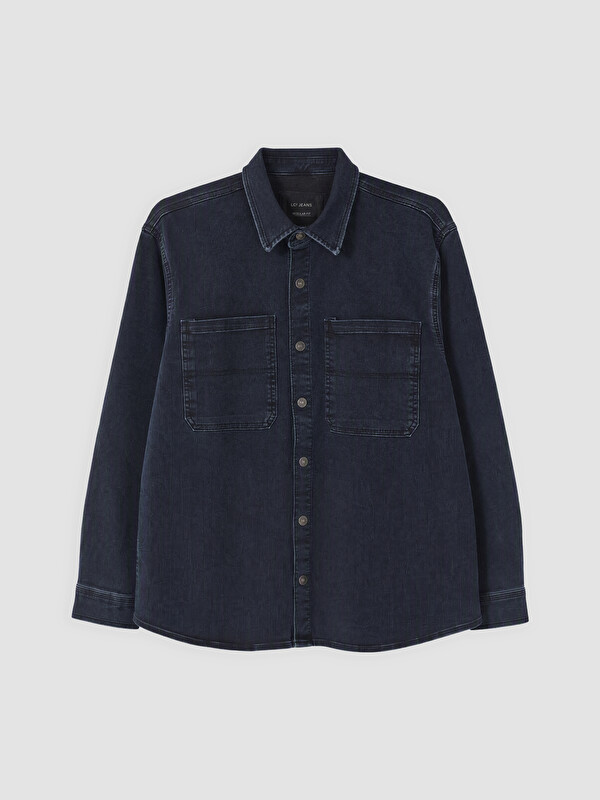 LCW Jeans Këmishë xhinsi me prerje të rregullt për burra