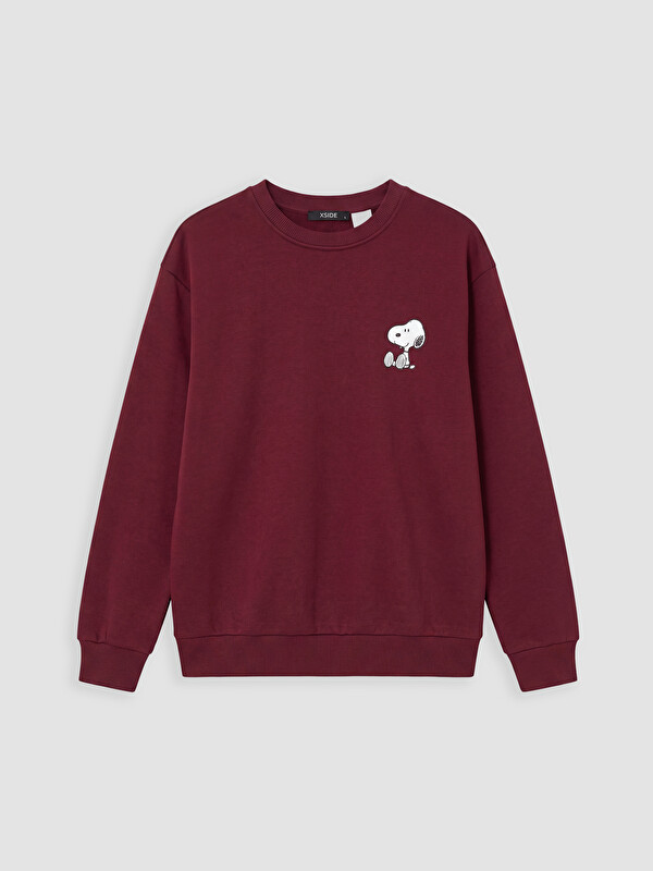 XSIDE Woman Bordeaux Sweatshirt